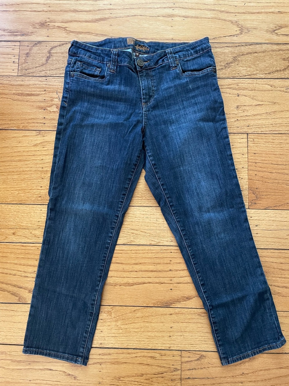 Women’s Dark Blue KUT from the Kloth cropped jeans